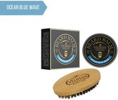 Velihan Beardcare - Baardverzorging Duo Pack - Baardbalsem Ocean Blue Wave 30g - Baardborstel - Baardverzorging set - Cadeau voor hem - Baardverzorging - Baard olie - Cadeau voor vriend - Baardgroei - Perfecte cadeau voor man - Geschenkset mannen