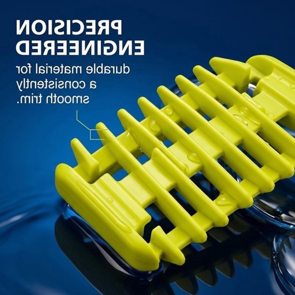 Opzetstukken voor OneBlade - Trimopzetstukken Reservemes - Precisie Trimmen - Drie Lengte-instellingen - 4 stuks - Grijs