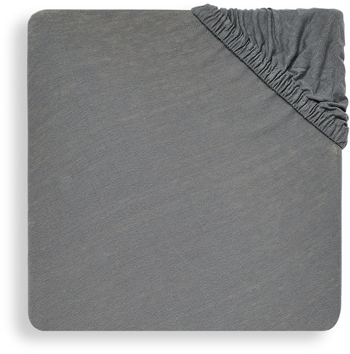 Bol.com Jollein Hoeslaken Jersey 40/50x80/90cm Storm Grey aanbieding