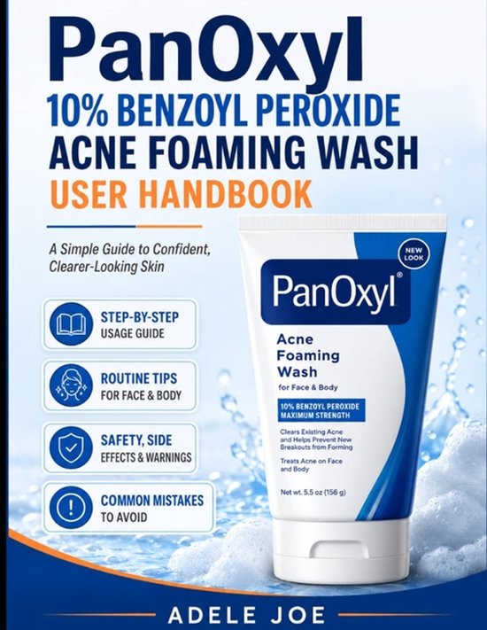 Gebruikershandleiding PanOxyl Acne Foaming Wash, 10% Benzoylperoxide. Bevat gebruiksinstructies, tips, veiligheidsinfo en veelvoorkomende fouten.