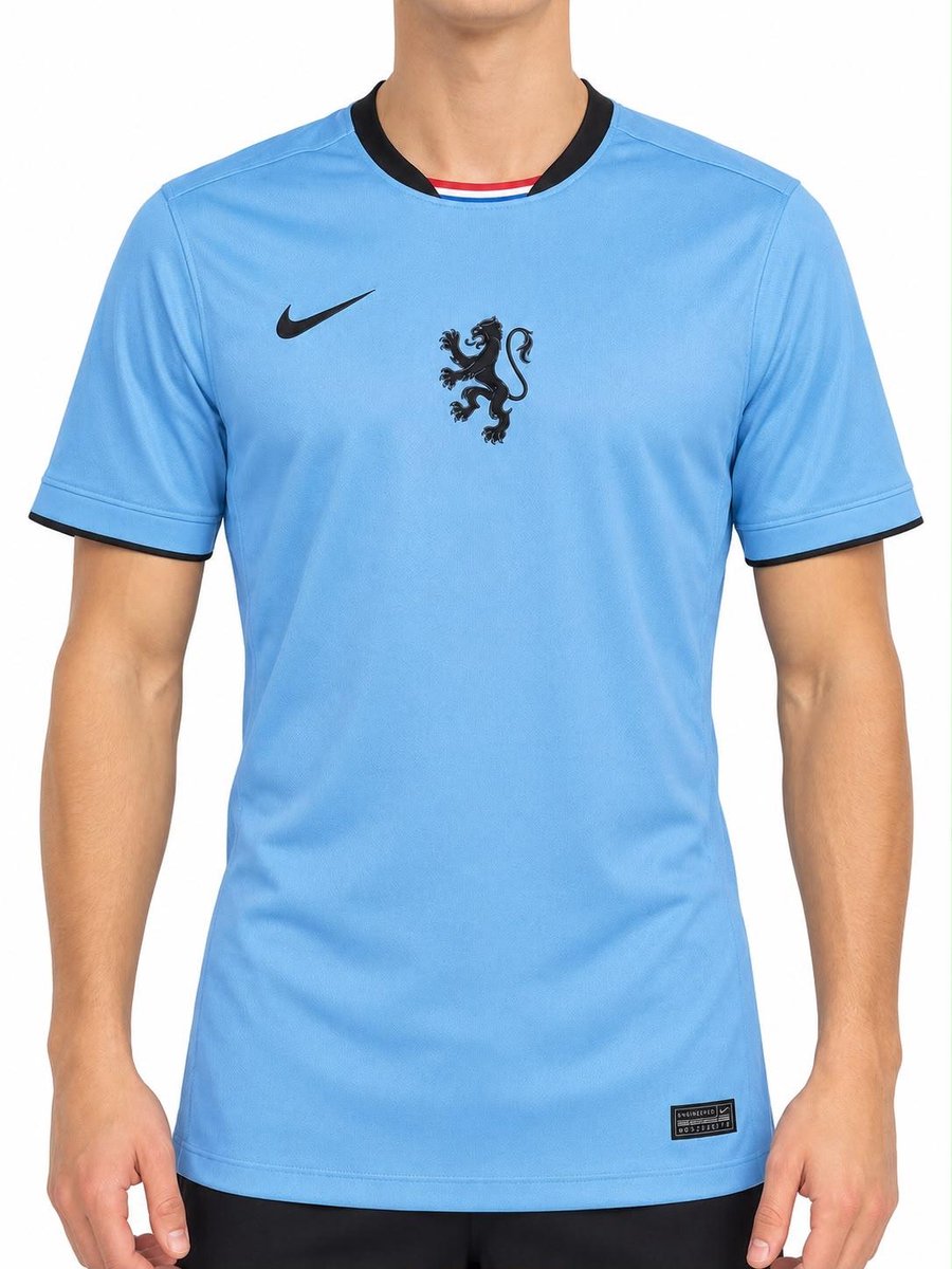 Nike Nederland OranjeLeeuwinnen Uitshirt 2025-2027 Dames – Dri-FIT – – FZ9133-489 Blauw