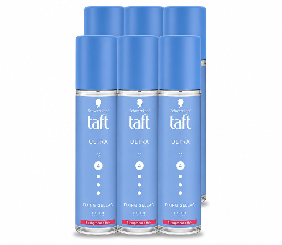 6 x Taft - Ultra 4 - Fixing Gellax - Ultieme controle - 200 ml - Voordeelverpakking - 6 stuks