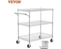 3Laags Cart - Trolley - Organizer - Keukenopslag - Nutsvoorziening - Bediening - Thuis - Service Kart