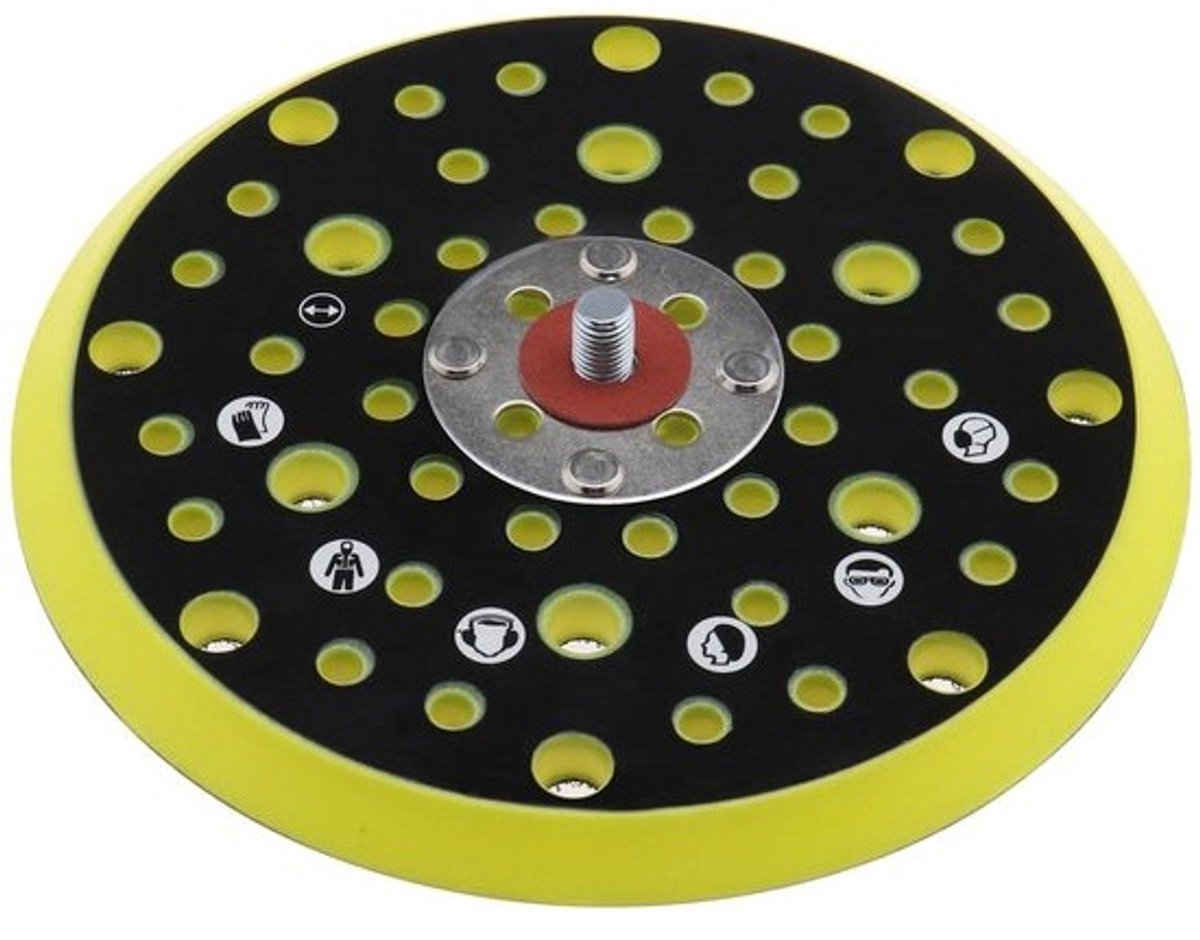 JHUBERS - Schuurpad - 150 mm - Vervangend voor Mirka - 54 gaten - Compatibel met schuurmachines - Ideaal voor polijsten en slijpen
