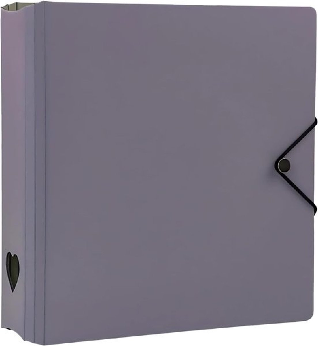 4-Pocket Clear Pages Fotoalbum voor Instax Mini, D-Ring Loose Leaf Houder, Kpop Foto Kaarten en Verzamelingen in Paars