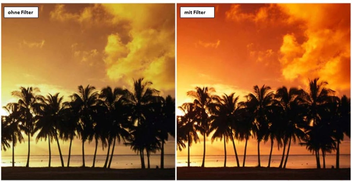 58mm Professional Kleurfilter rood Full Filter Merkfilter 58 mm dHD DIGITAL f58ro
