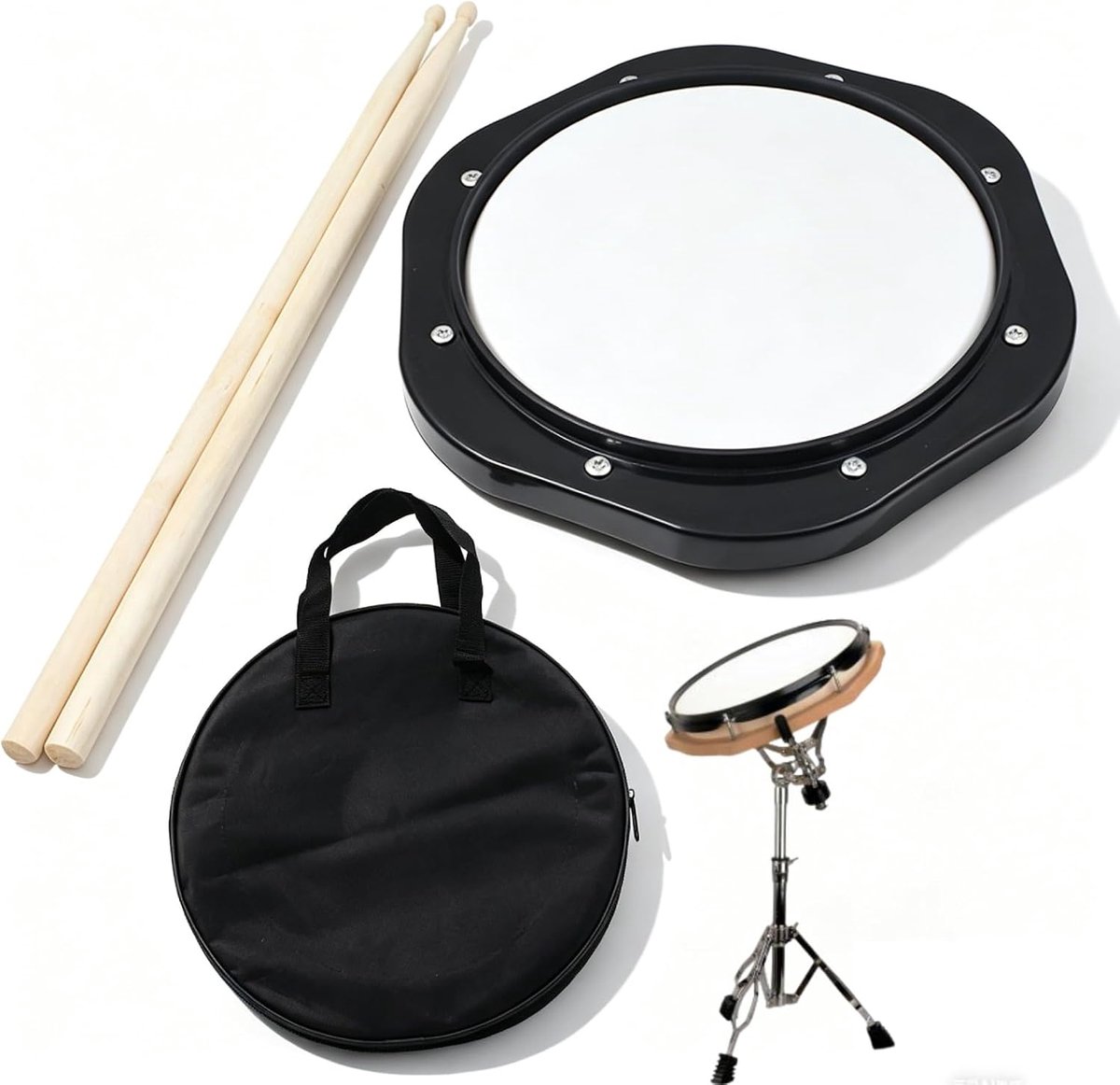 Pad, 10 Inch Kunststof Drum Pad Stille Oefen Drum Muzikale Percussie Instrumenten Lichtgewicht Snare Drum Pad Voor Stille Oefenen Training
