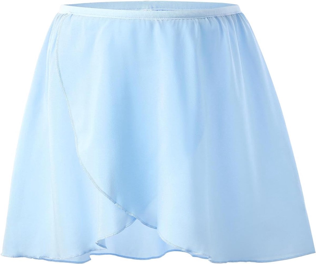 Dansrok, chiffon, balletrok, meisjes, met elastische tailleband, voor kinderen en dames