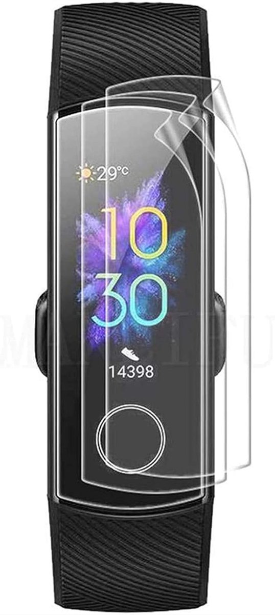 3 displaybeschermfolies voor Huawei Honor Band 5 / Honor Band 4, displaybeschermfolie gemaakt van zacht TPU voor Huawei Honor Band 5, transparant