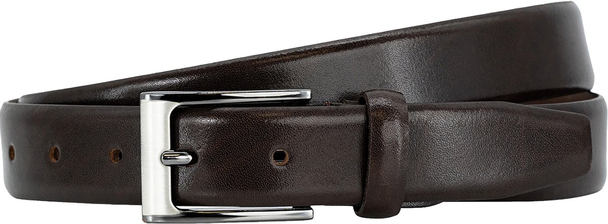 LINDENMANN leren heren riem - bruin