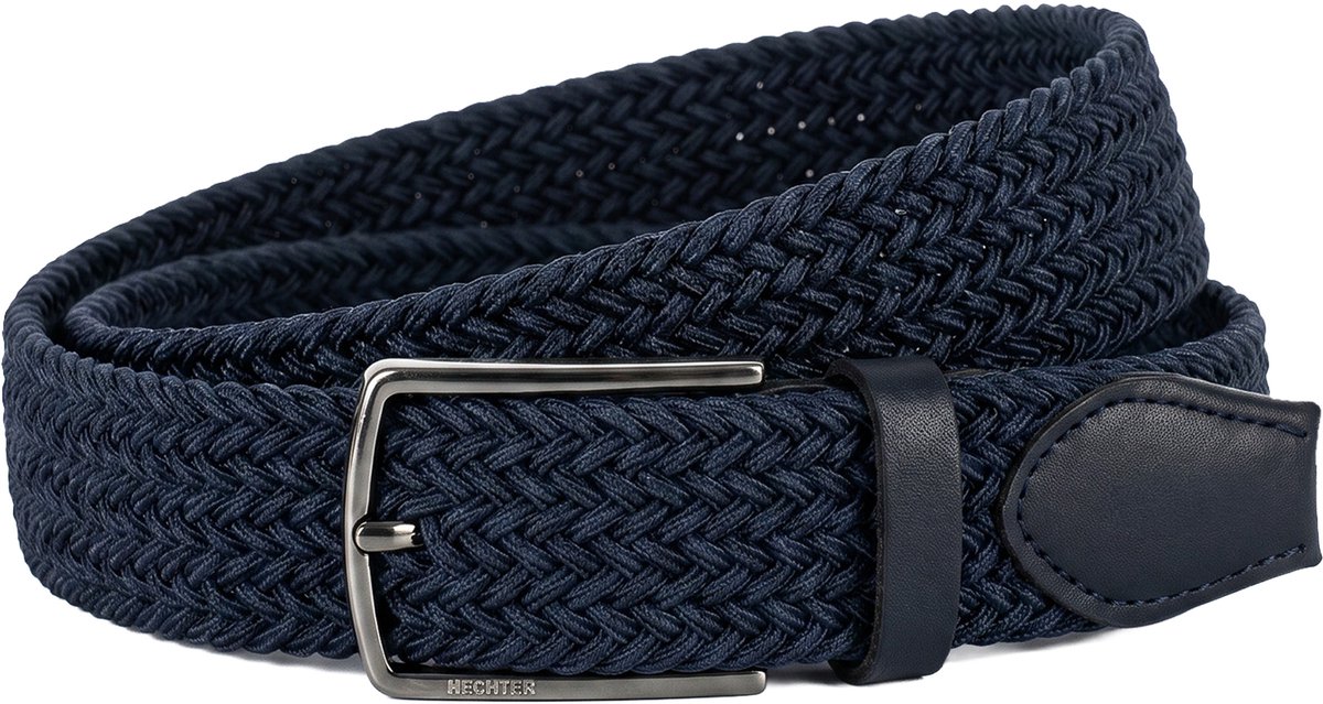 HECHTER elastische heren riem - marine