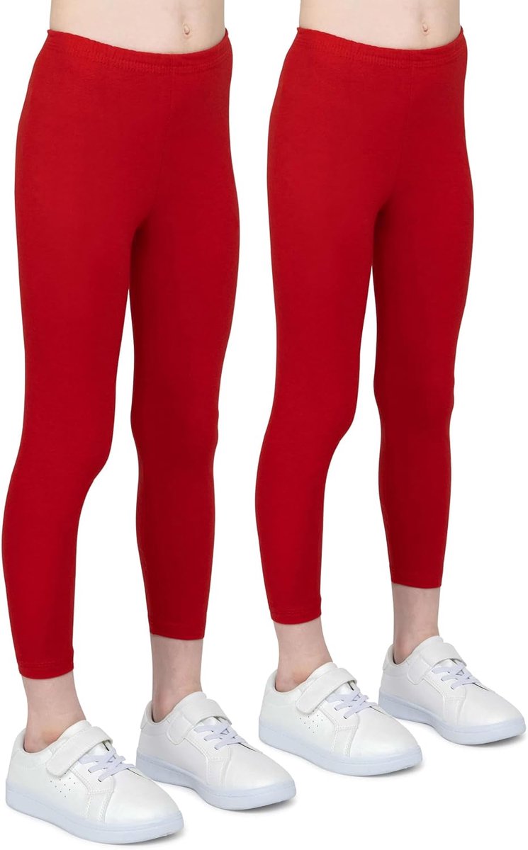 Leggings voor meisjes, ademende katoenen stof, modieuze kinderbroek, comfortabele kinderbroek, sport, ballet, school, gymnastiek