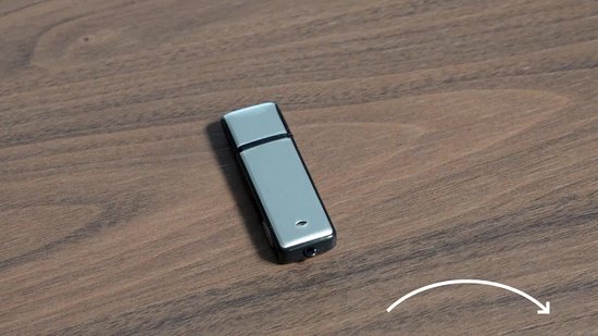 Nuvance Afluisterapparatuur - 16 Gb - Usb Stick Afluisterapparaat - Voice Recorder Digitaal - Spy Recorder - Dictafoon - Afluisteren & Opnemen