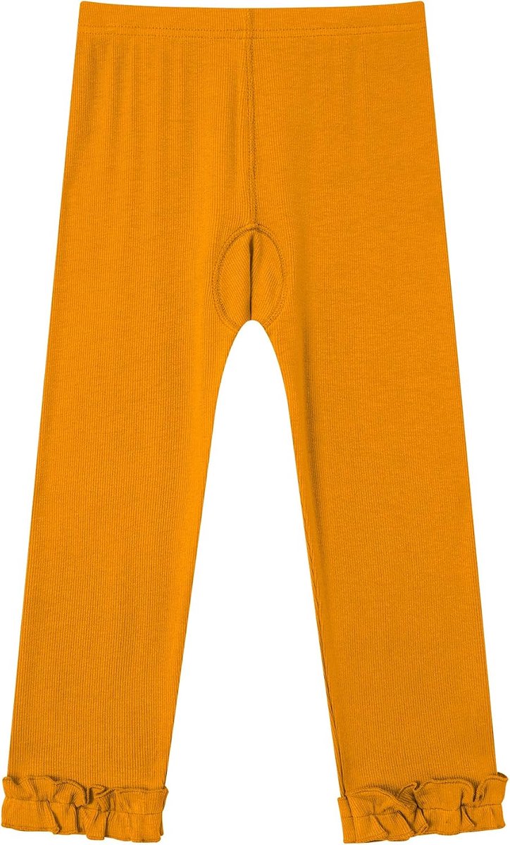 Leggings voor baby's en peuters, stretch, comfortabel, relaxte pasvorm met ruches zoom, geschikt voor alle seizoenen