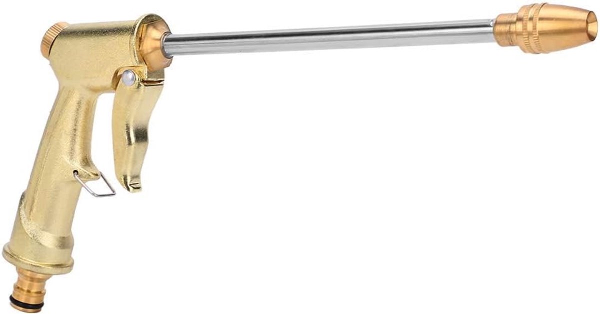 Waterpistool Voor Autowassen, Messing Galvaniserende Hogedrukreinigingsspray Voor Huishoudelijk Gebruik, Met Kleine Maat, Duurzaamheid En Lange Levensduur, Voor Autowassen, Bewaterende Bloem