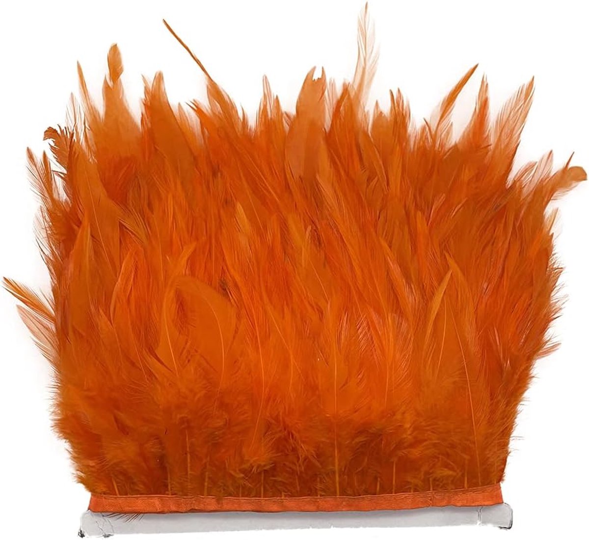 2Yard Haan Hackle Veer Fringe Trim 4-6 inch in Breedte voor DIY Kostuum Naaien Craft Decor Jurk Accessoires Feestbenodigdheden Festival Outfits