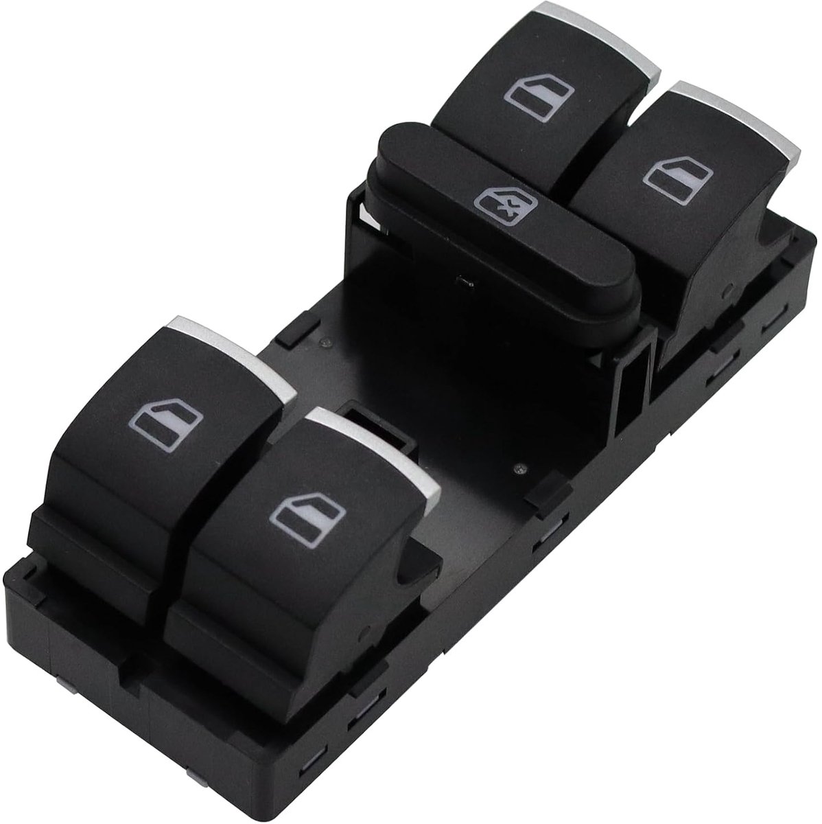 Raambediening voor Golf 5 6 toetsen venster knop glas compatibel met Jetta Polo Passat Caddy Tiguan Touran