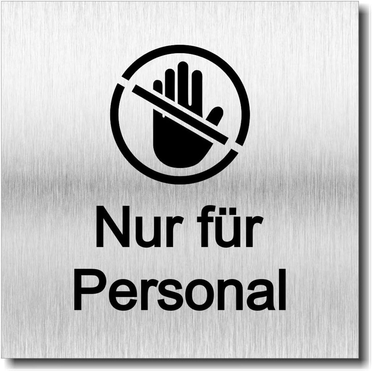 Alleen persoonlijke uv-druk 12 x 12 cm - 3 mm aluminium composiet - Made in Germany verwarmingsruimte