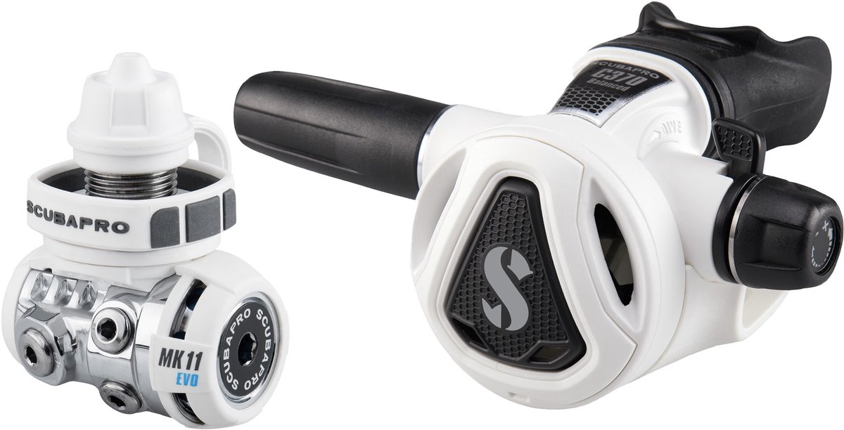 Scubapro Mk11 Evo/C370 White Edition - DIN