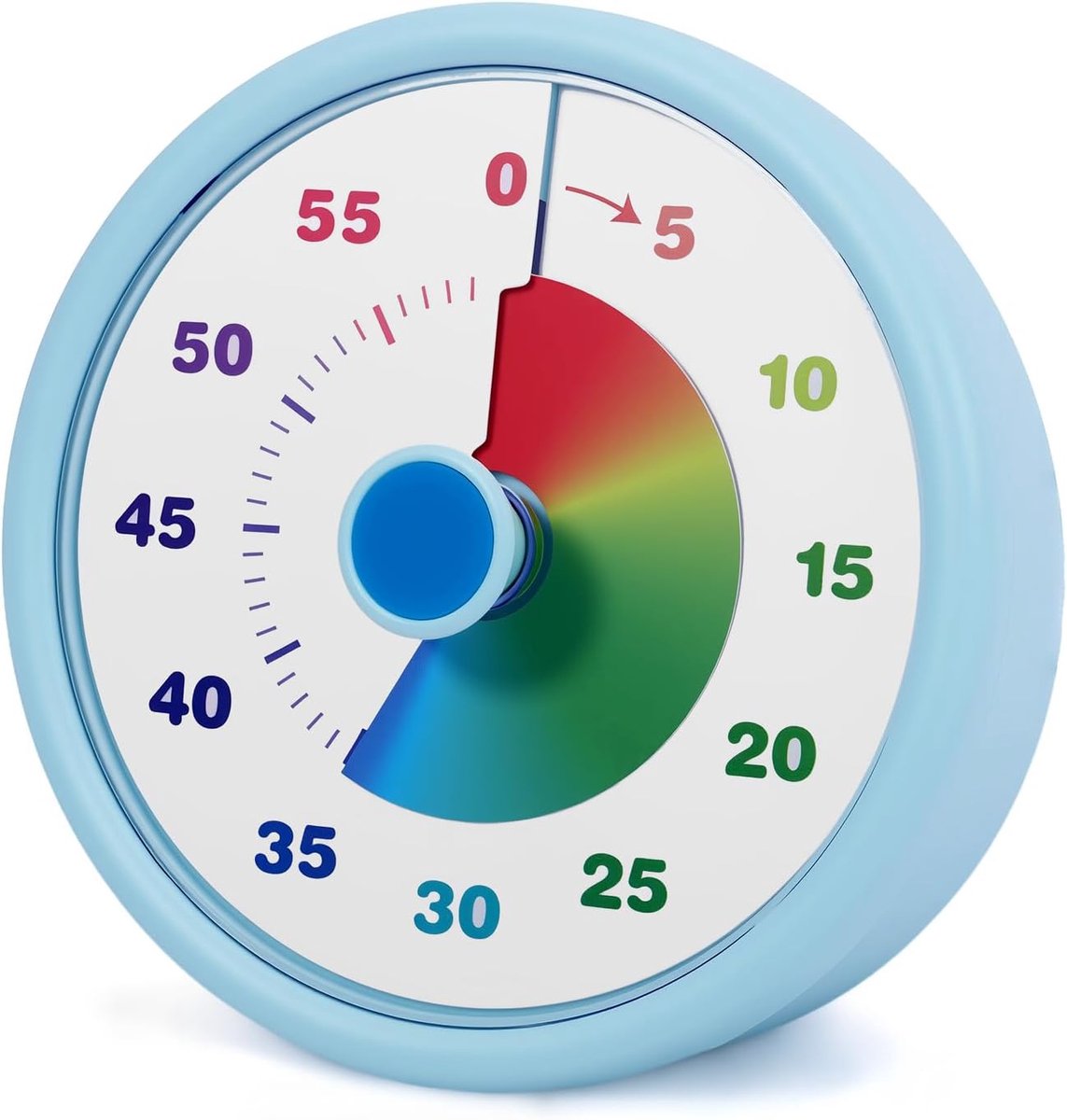 Timer voor kinderen, timer 60 minuten met batterijen niet inbegrepen, achteruittellen voor tijdmanagement, klaslokaal, keuken, kantoor, huiswerk, studie, games en dagelijkse routine