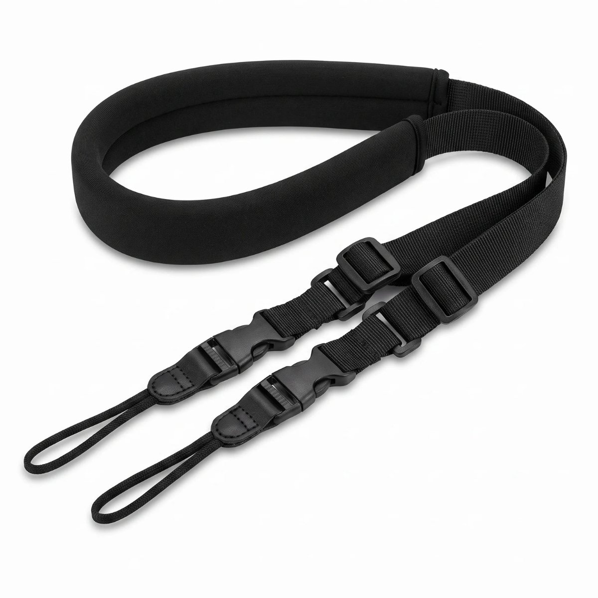 RENALUX Camera Strap - Riem - Draagband - Schouderband - Universeel - Zwart
