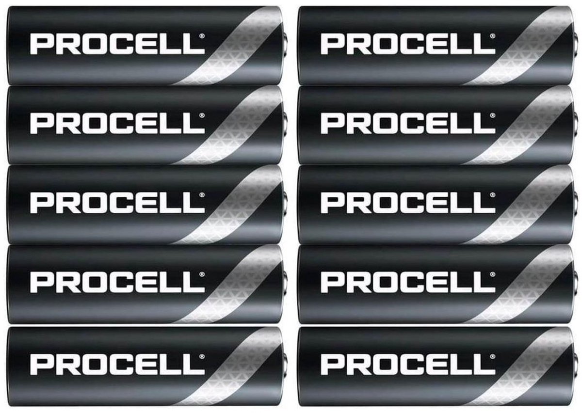 Duracell Procell Aa Batterijen - 10 Stuks - Alkaline Penlite Batterijen