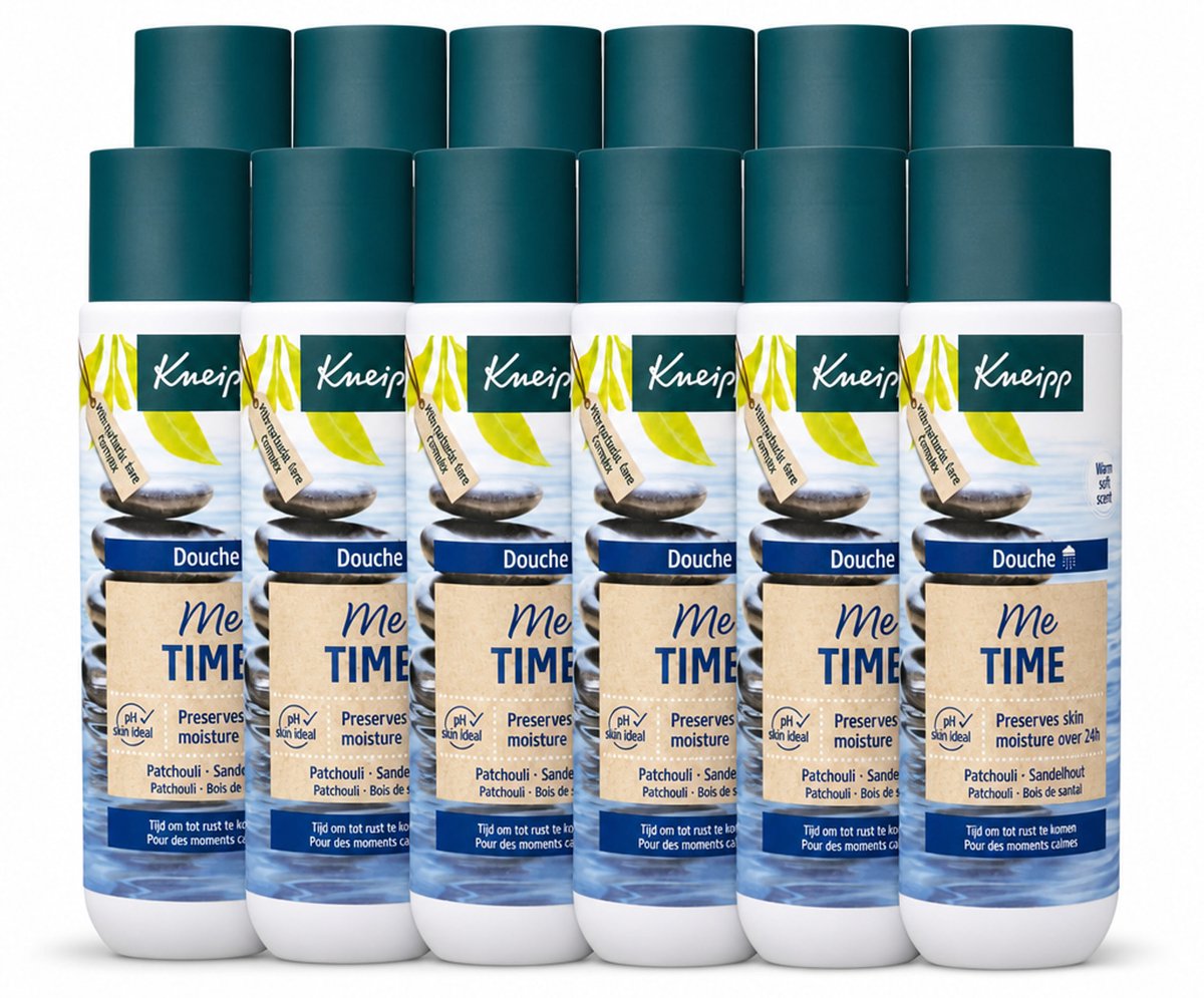 12 x Kneipp - Douchegel - Me-Time - 200 ml - Voordeelverpakking - 12 stuks