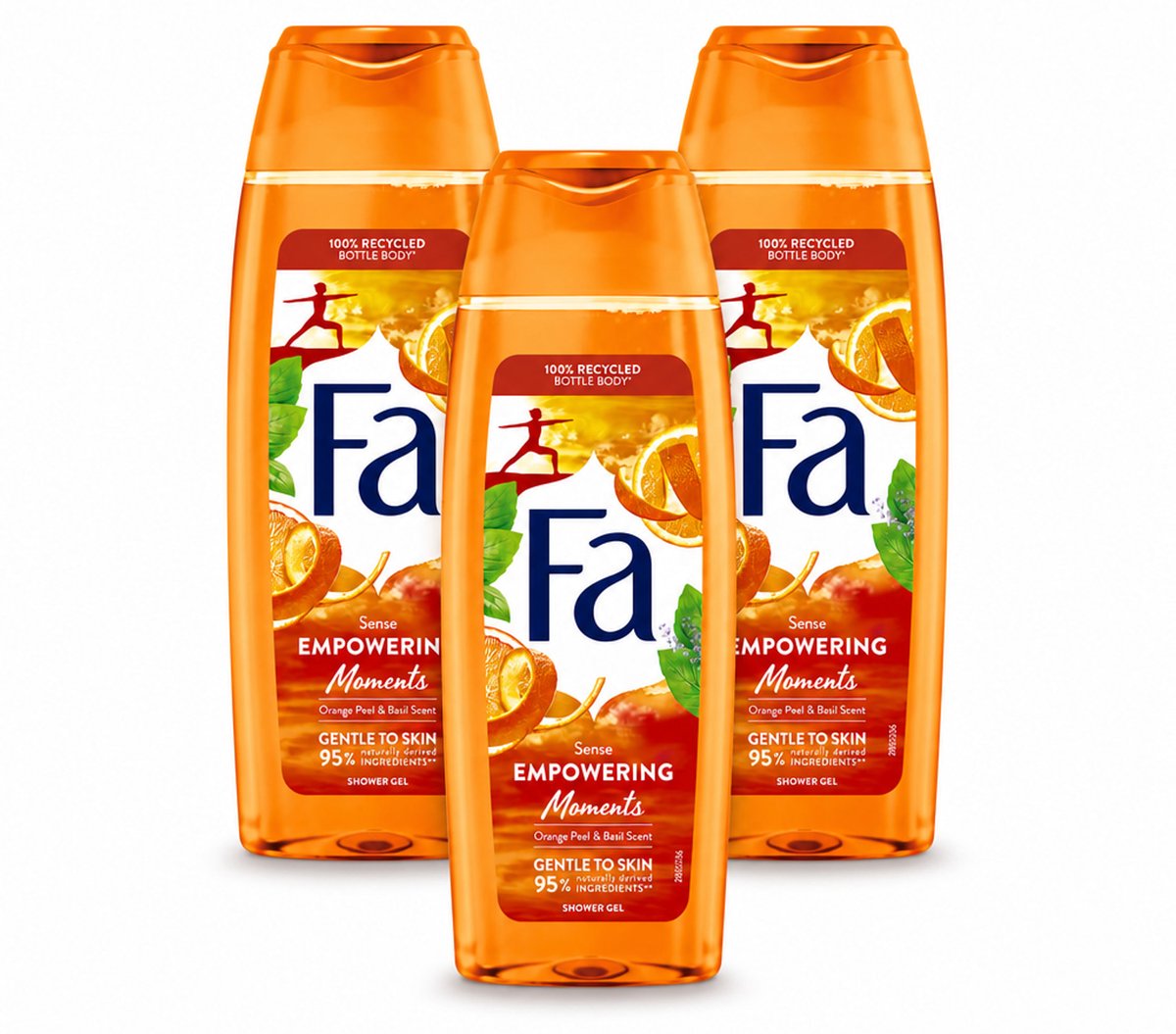 3 x Fa – Douchegel – Empowering Moments – 250 ml - Voordeelverpakking - 3 stuks