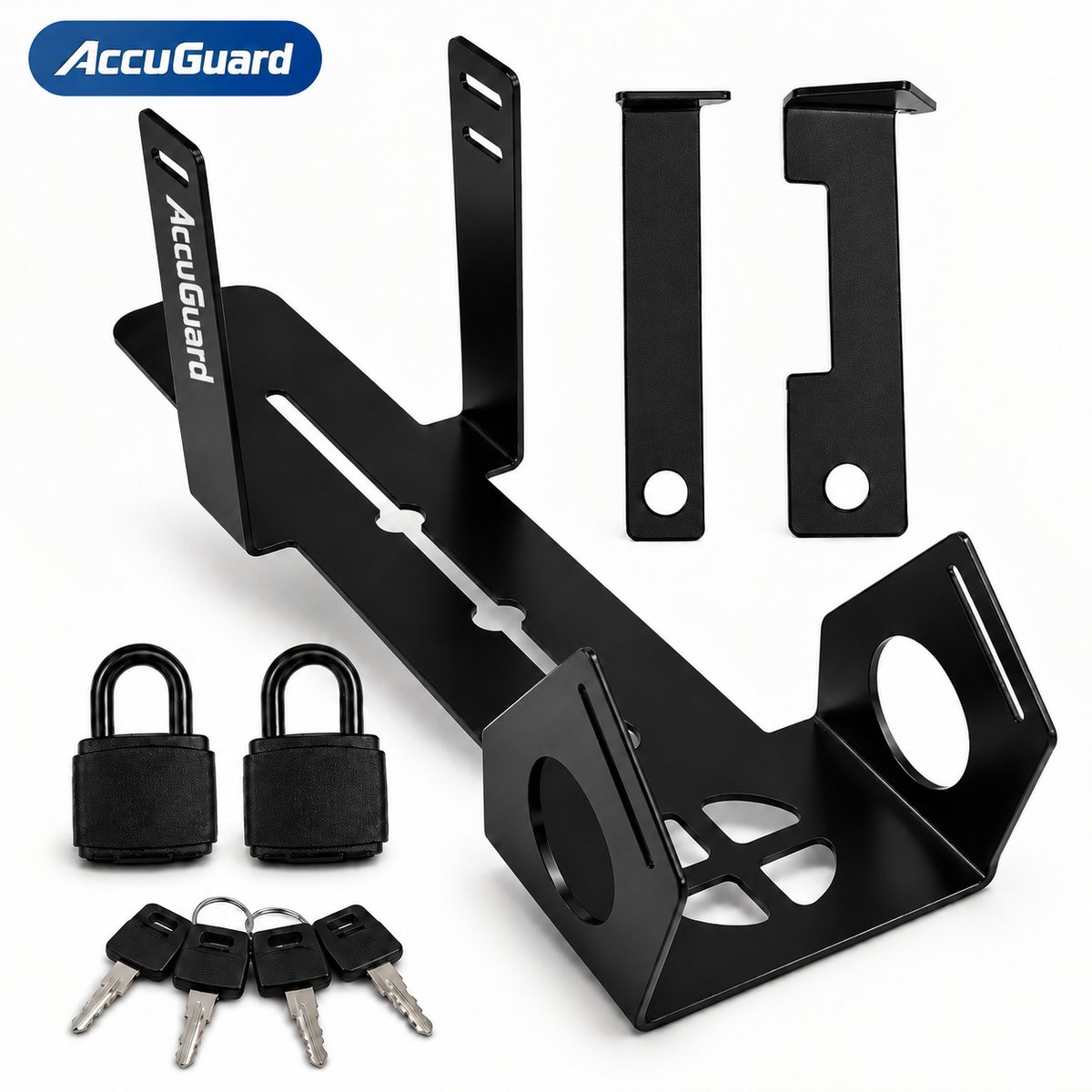 Accuslot voor Fatbike V20 - V20 Pro - Accu Guard - Batterijslot - Zwart