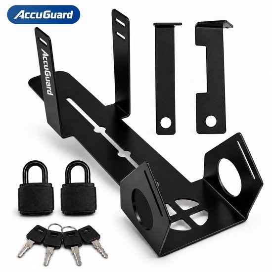 Batterijslot voor Fatbike V20 - V20 Pro - Accuslot - Accu Guard - Zwart — afbeelding 2