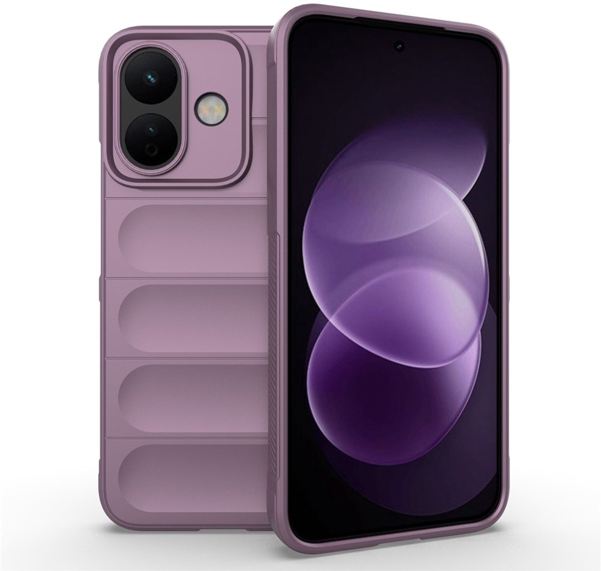 Coverup Hoesje - Geschikt voor Xiaomi Redmi Note 17 Pro Hoesje - Coverup Hands-On Rugged Back Cover - Paars