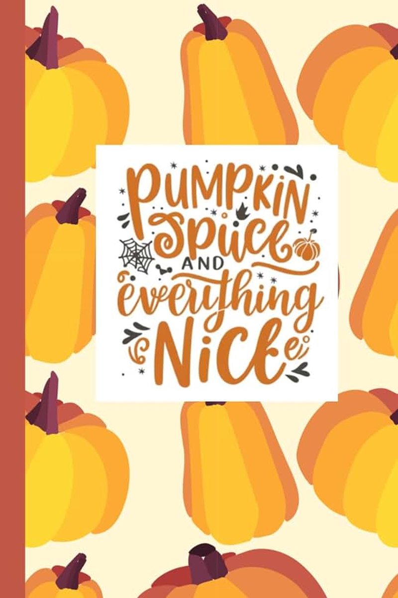 Pumpkin Spice notebook