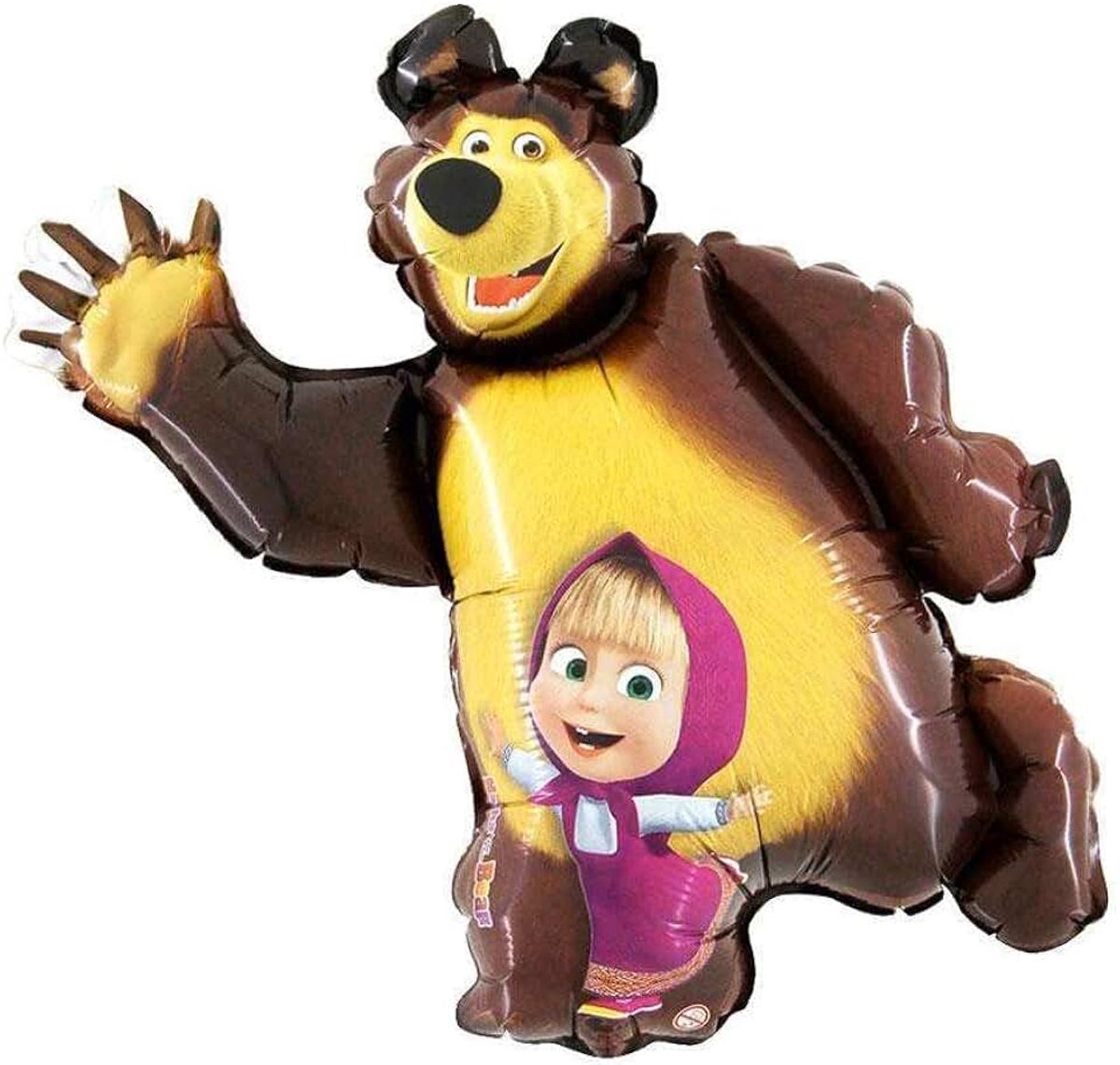 - Foliebal Supershape 35 "-87 cm Masha & Beer niet verpakt, meerkleurig, L164