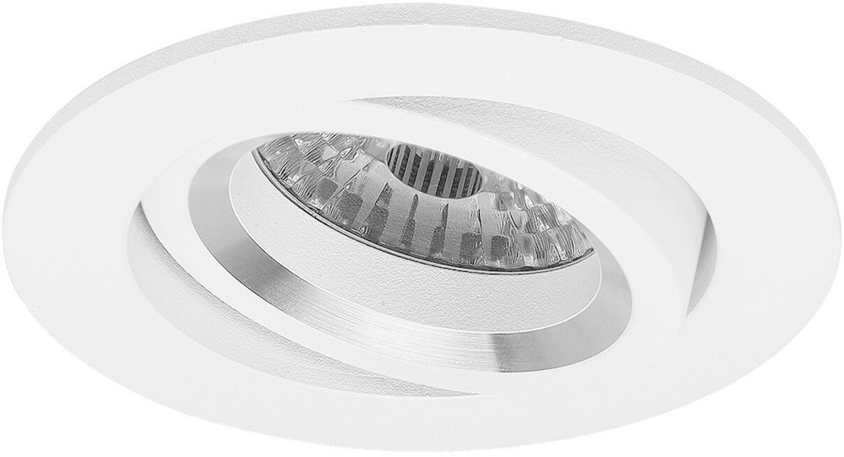 Platte inbouwspot Maikel rond wit - 4000K - dimbaar - zaagmaat 70-75mm