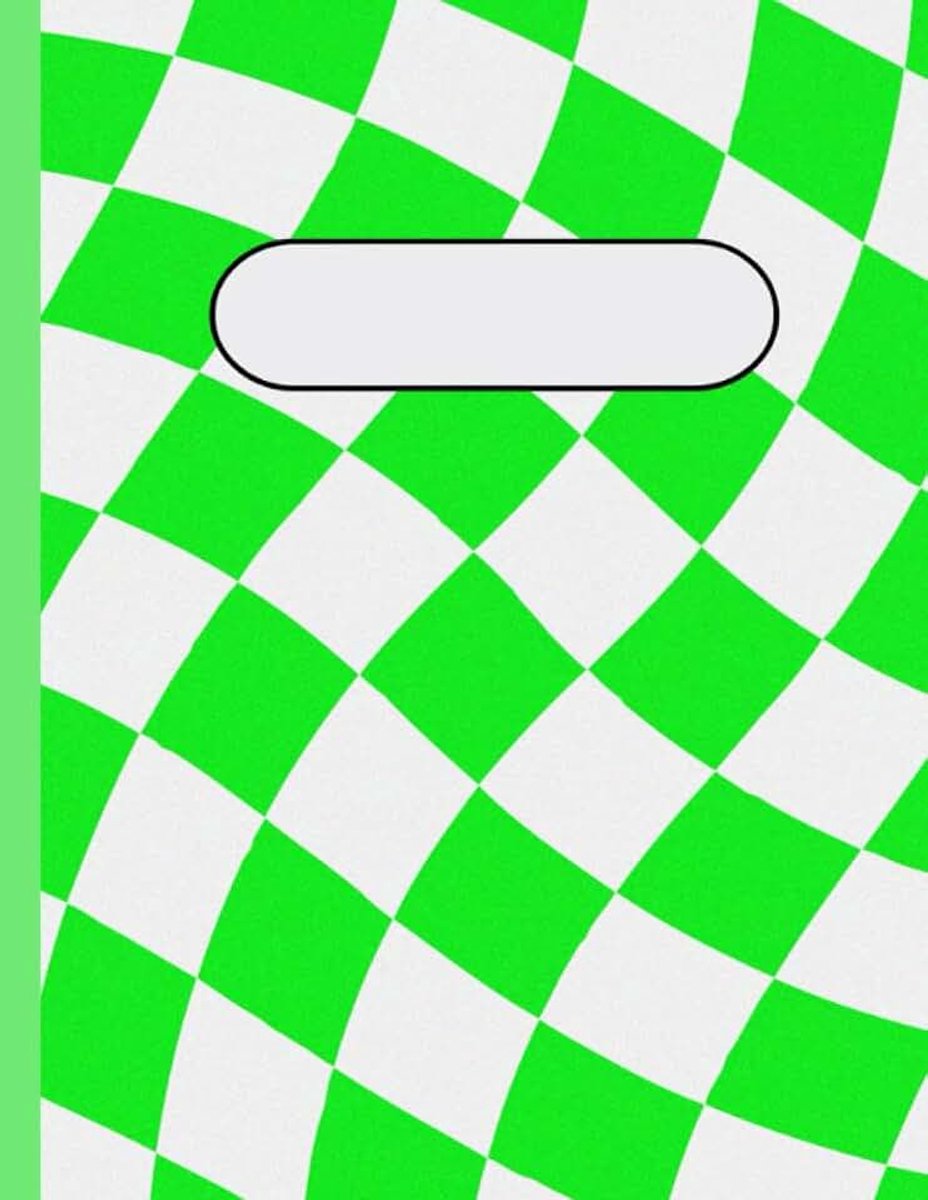 Checkered Lined Notebook, 100 Pages for Daily Planning, Journaling, or Note-Taking