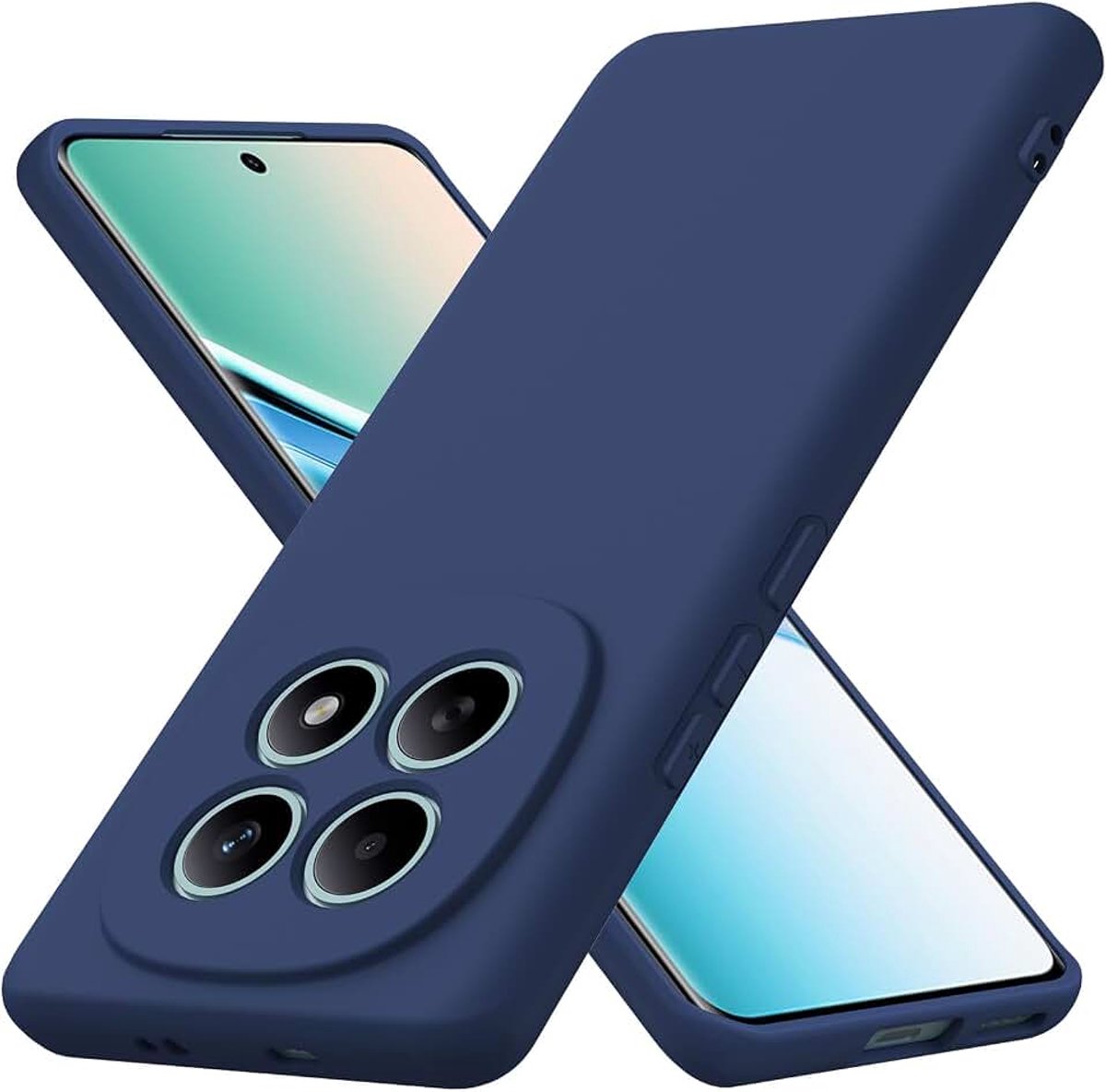 Note 15 5G /POCO M8 5G, zachte TPU-siliconen, ultradun, schokbestendig, beschermhoes voor Xiaomi Redmi Note 15 5G /POCO M8 5G, nachtblauw