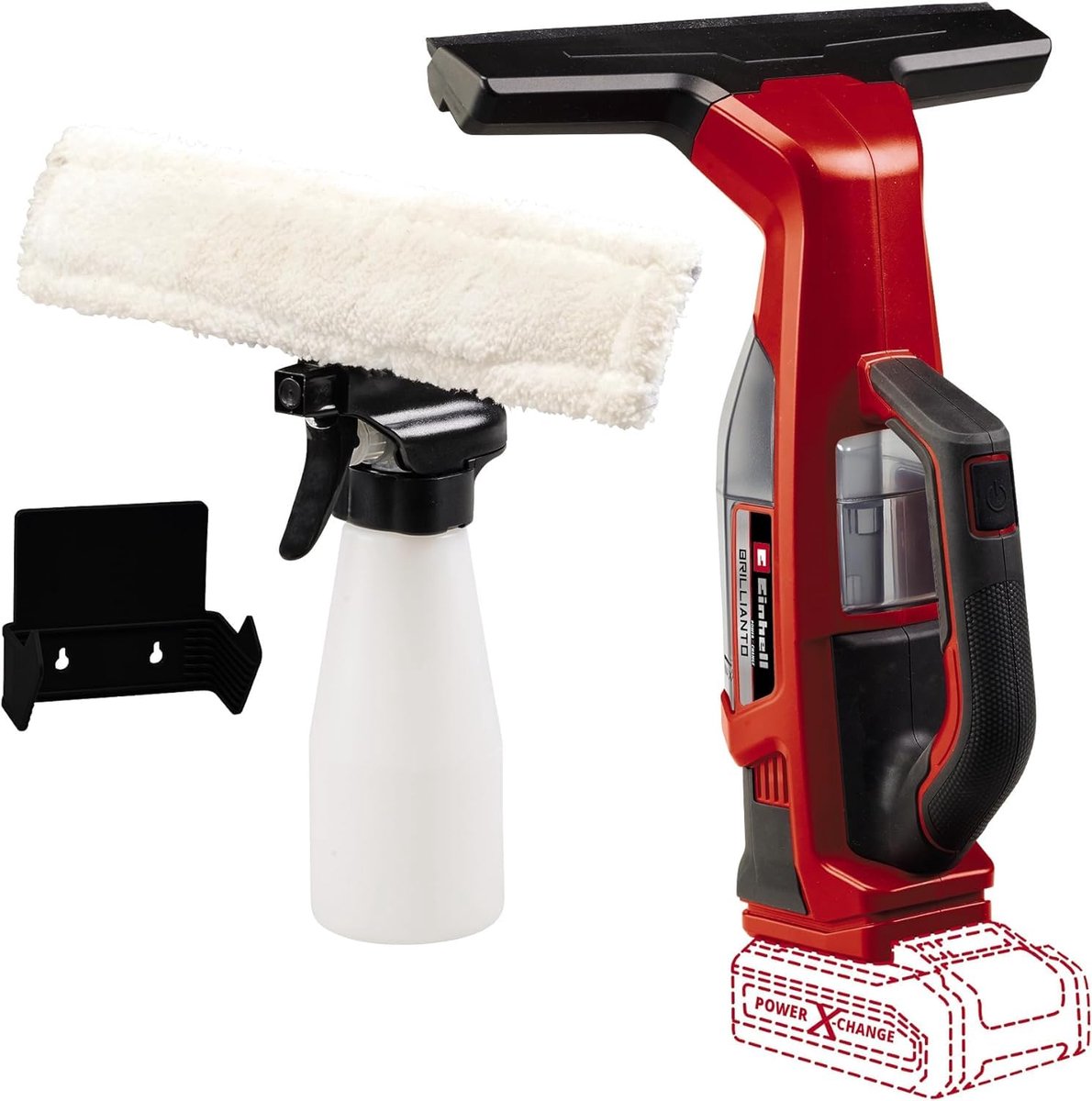 Ruitenreiniger Draadloos – Compact en Lichtgewicht – Streeploos – 100 ml Reservoir – Met Sprayfles en Microvezeldoek
