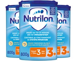 Nutrilon 3+ Groeimelk - Peuter melkpoeder vanaf 3 jaar - Voor gezonde groei - 3 - 3 stuks