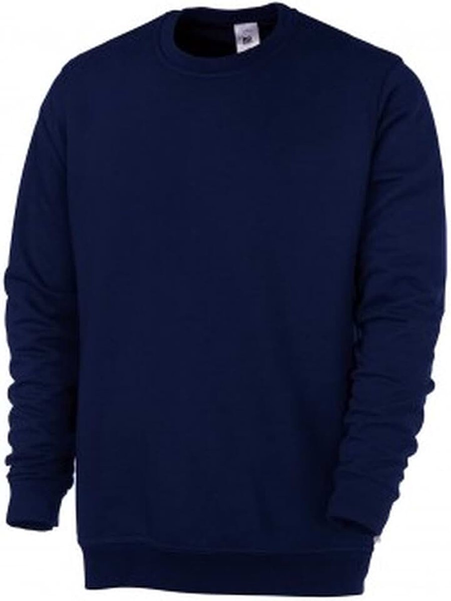 1623-193 unisex sweatshirt van versterkt katoen nachtblauw, maat S