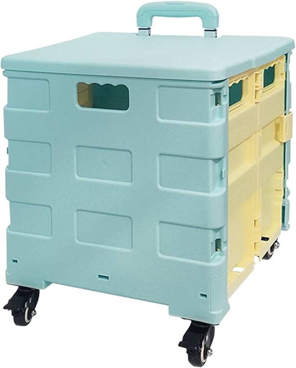Universele opvouwbare winkelwagen supermarkt boodschappenwagentje kraam draagbare trolley trolley,2