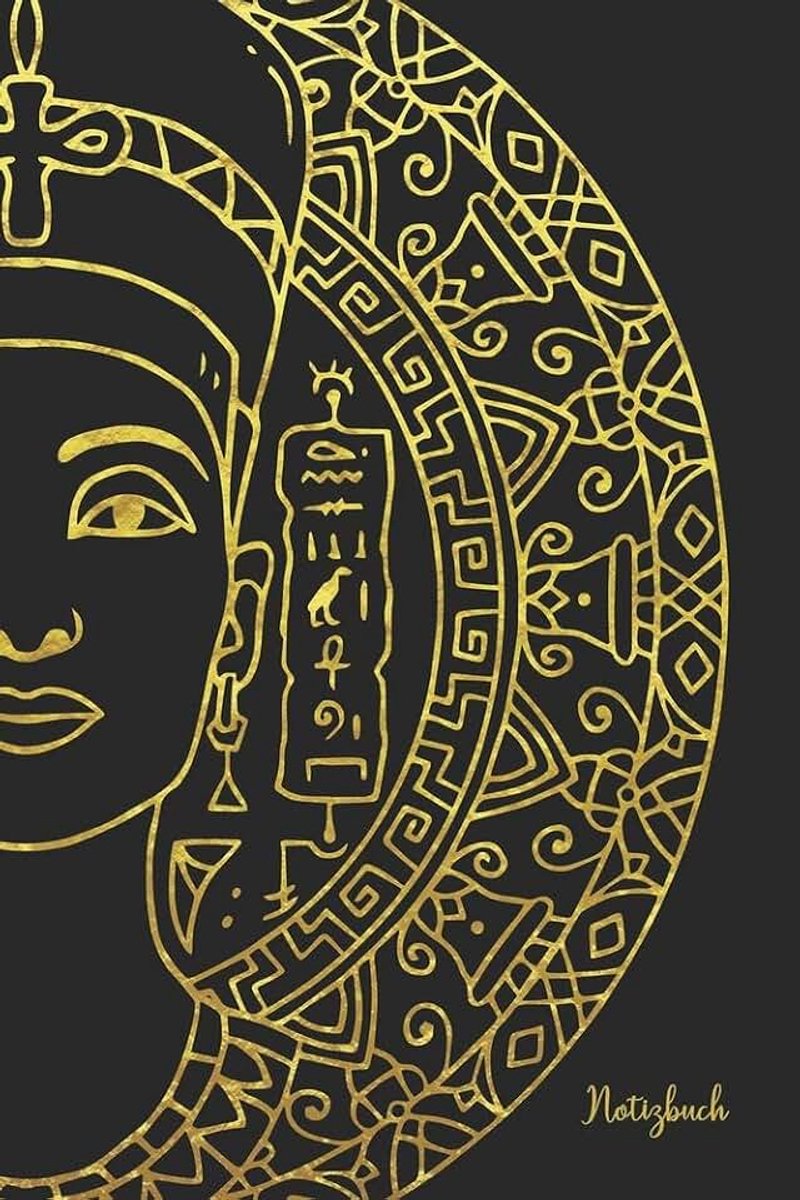 Notizbuch: Skizzenbuch / Tagebuch Mandala - DIN A5 120 Seiten liniert - Geschenk Ägypten