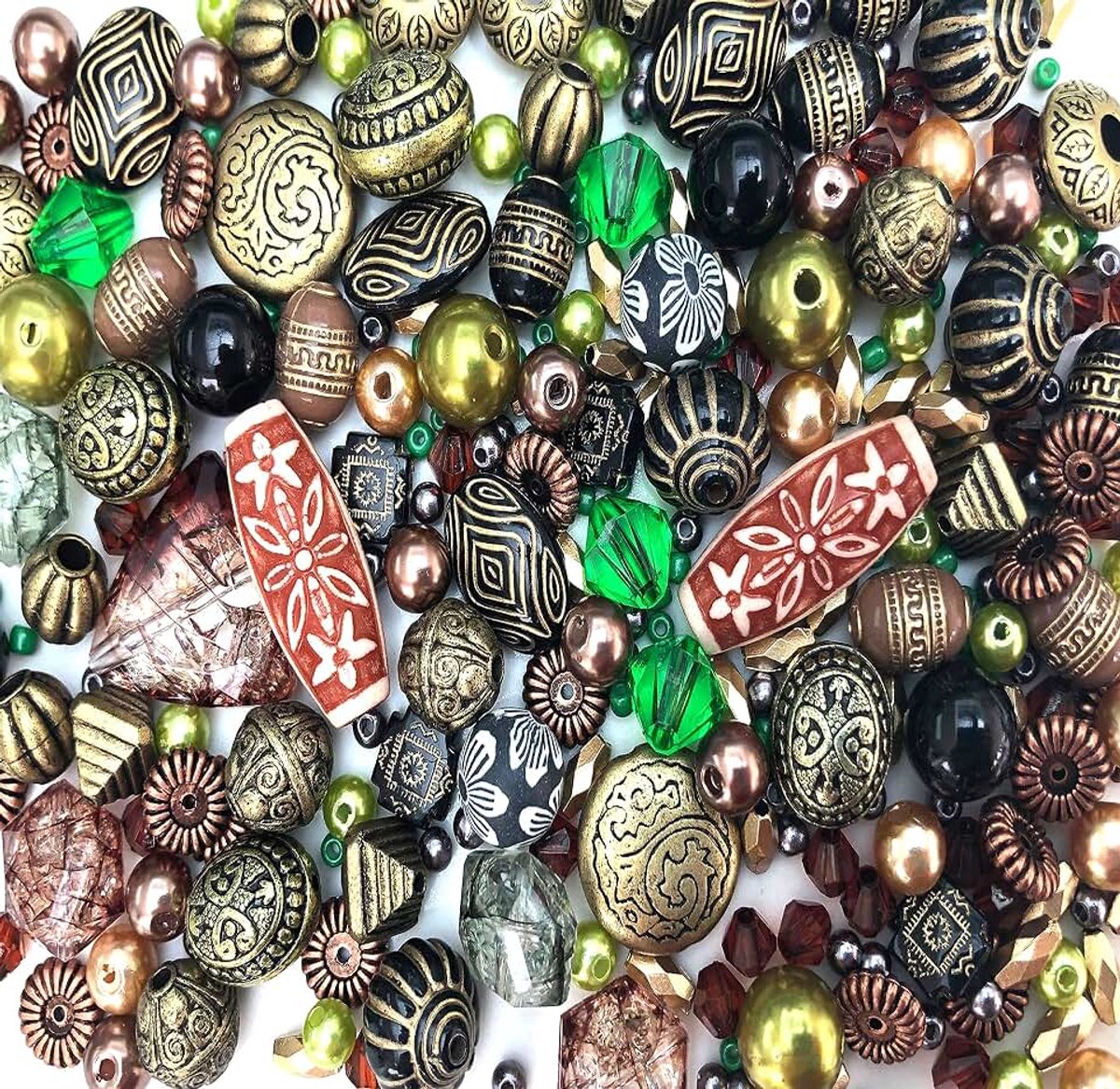 Let Your Creative Spirit Run Grote 80g verpakkingen acryl sieraden maken kralen (bruin)