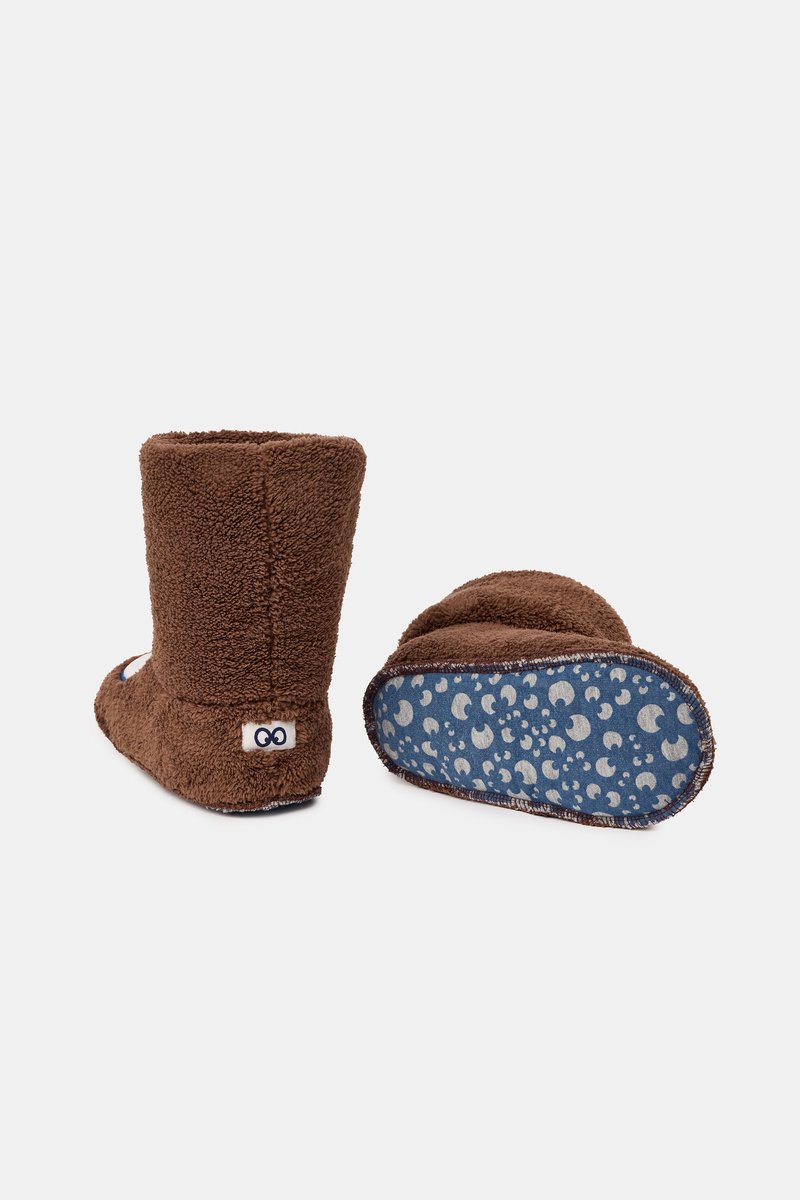 Woody Pantoffels Bruin Bruin 40-43