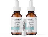 Drs Leenarts 2x Tanning Drops met lipbalm – Zelfbruiner voor Gezicht & Lichaam – Parfumvrij