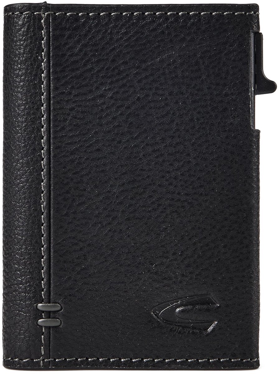 camel active kaarthoes Thunder Credit Card Slider Black zwart
