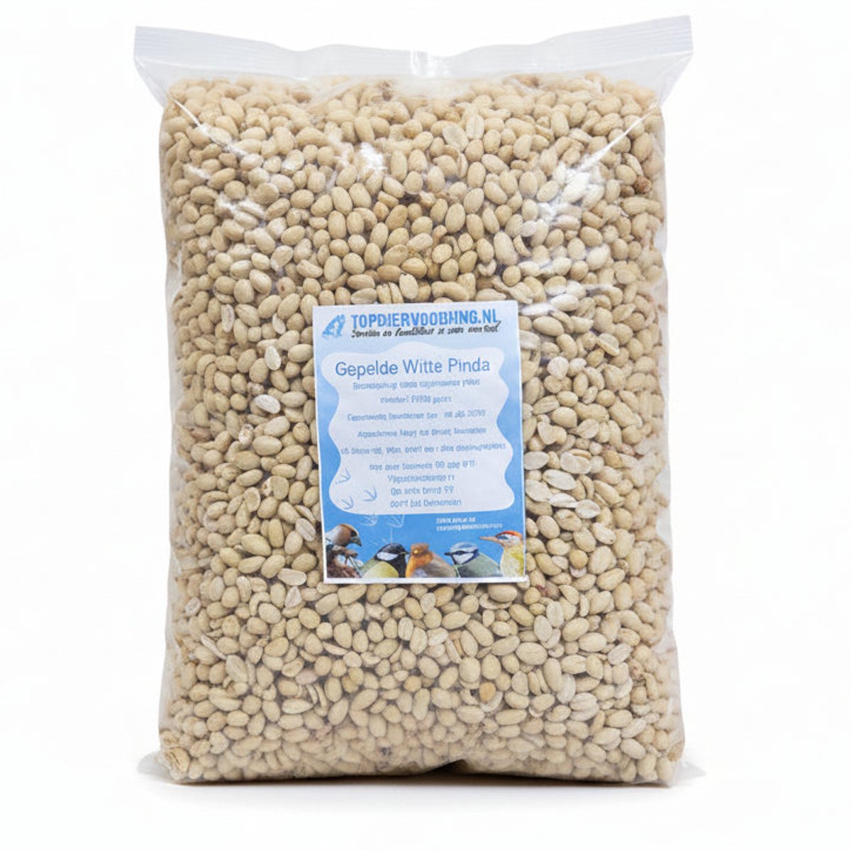 Gepelde Witte Pinda’s Voor Vogels En Eekhoorns - Tuinvogelvoer - 10 KG