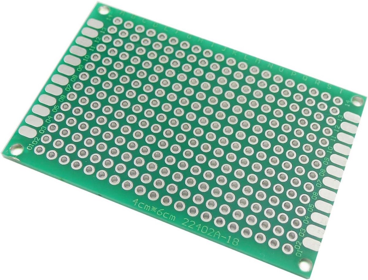 20 stuks 5x7 4x6 3x7 2x8 cm dubbelzijdig gaatjesrasterplaat gaatjesrasterprint printplaat plaat PCB universeel board