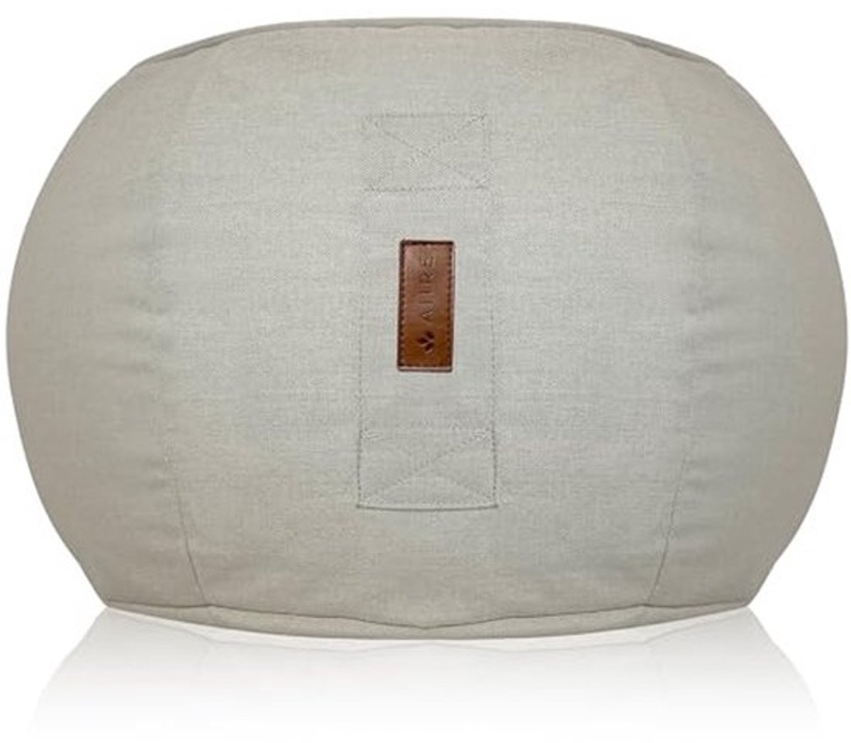 Luxe Zitzak met Voetensteun XXL voor Binnen en Buiten - Beige Decoratief Meubel