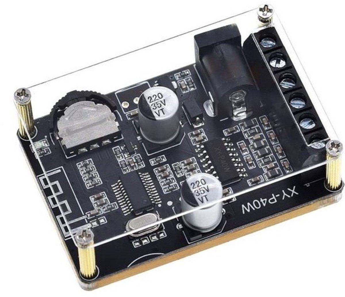 Solidchoice - Bluetooth 5.0 Versterker Bord met Afstandsbediening
