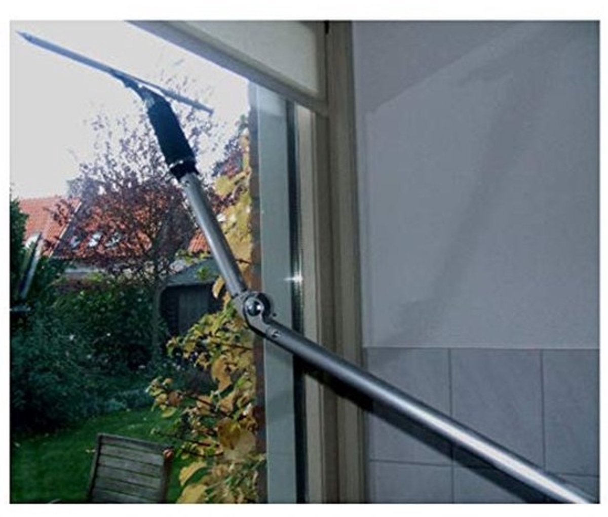 Lichtgewicht Telescopische Vensterpaal/staaf 125cm met Vrije Hoek Adapter